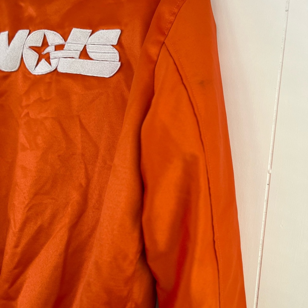 Tennessee VOLS Orange Varsity Bomber Style Jacket with Logo Size Medium - Picture 13 of 16